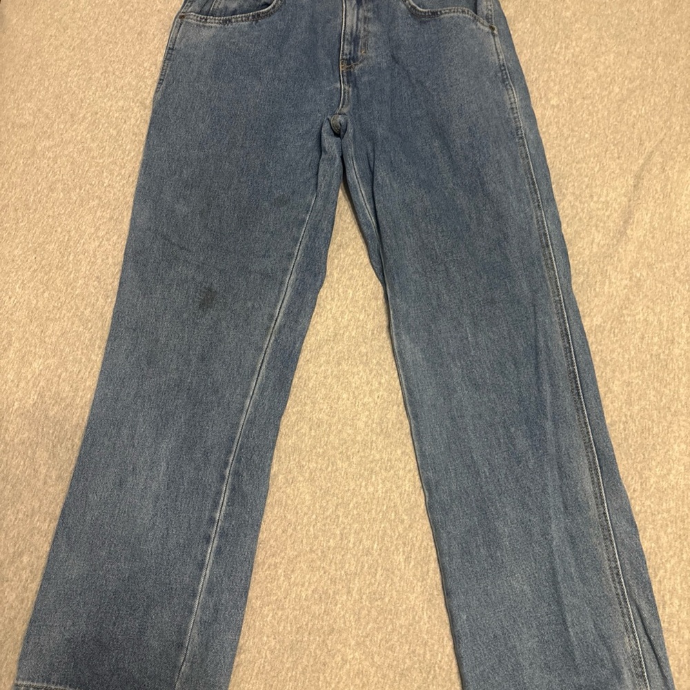 Relaxed Fit Men's Denim Jeans - Blue